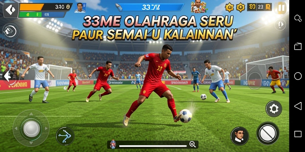 Tampilan permainan <strong>33L</strong> yang mendebarkan dalam aksi olahraga.