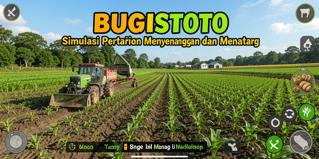 Tampilan screenshot BUGISTOTO dengan gameplay pertanian yang menarik.