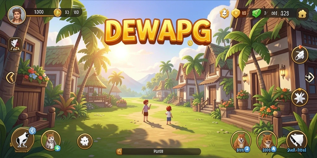 Screenshot dari gameplay DEWAPG yang menarik dan menghibur.