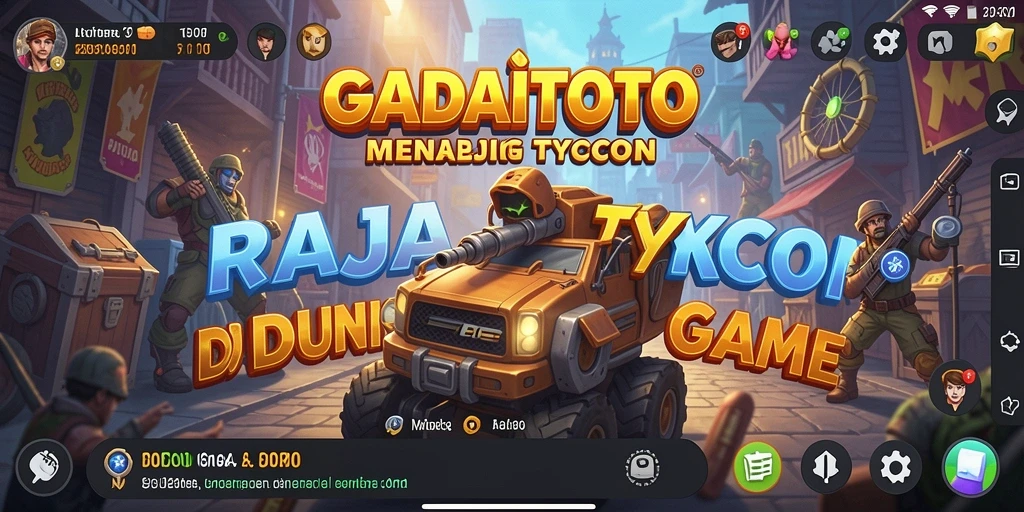 Screenshot GADAITOTO menampilkan momen gameplay Tycoon yang mendebarkan.