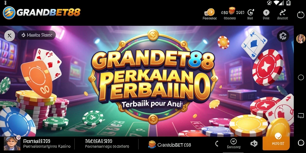 Tampilan gameplay menawan dari GRANDBET88 dengan berbagai permainan kasino.