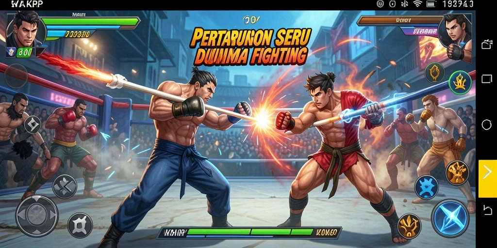 Tampilan pertarungan seru dalam KAKRP yang penuh aksi.