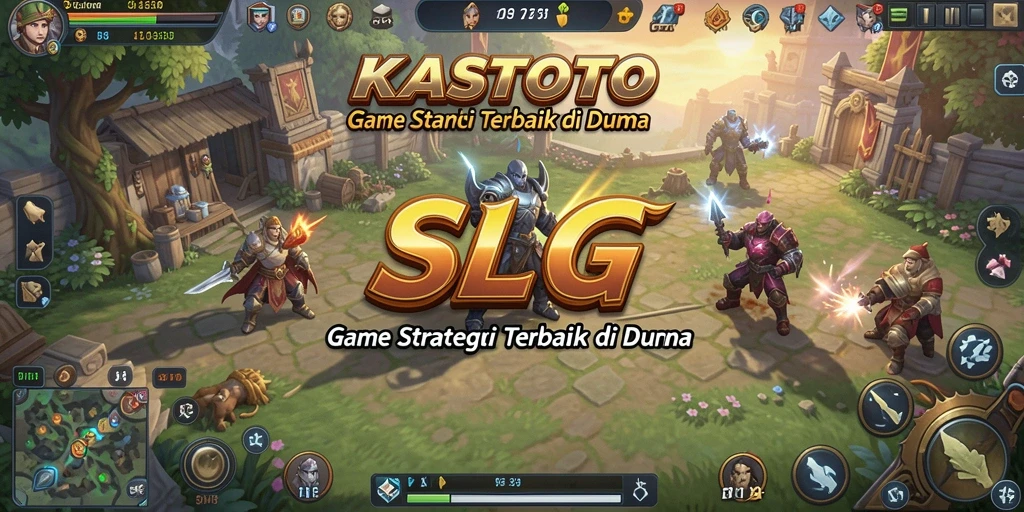 Tampilan menarik dari gameplay strategi KASTOTO.