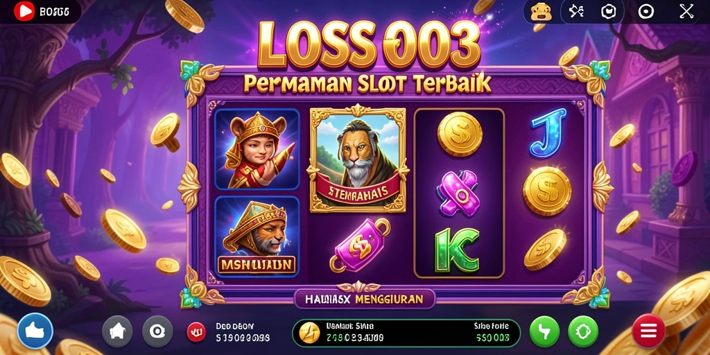 Gambaran menarik dari gameplay permainan slot LOS303.