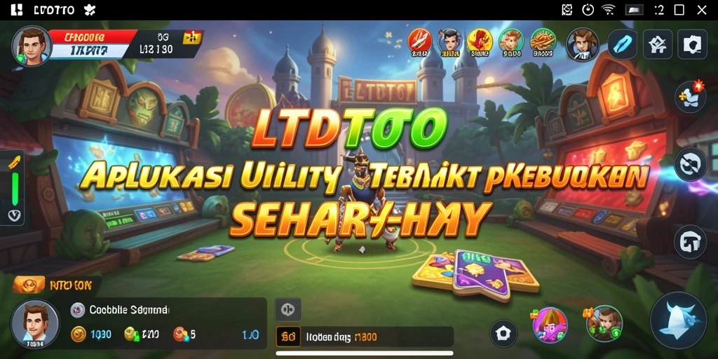 Tampilan utama LTDTOTO yang user-friendly dengan berbagai fitur Utility.
