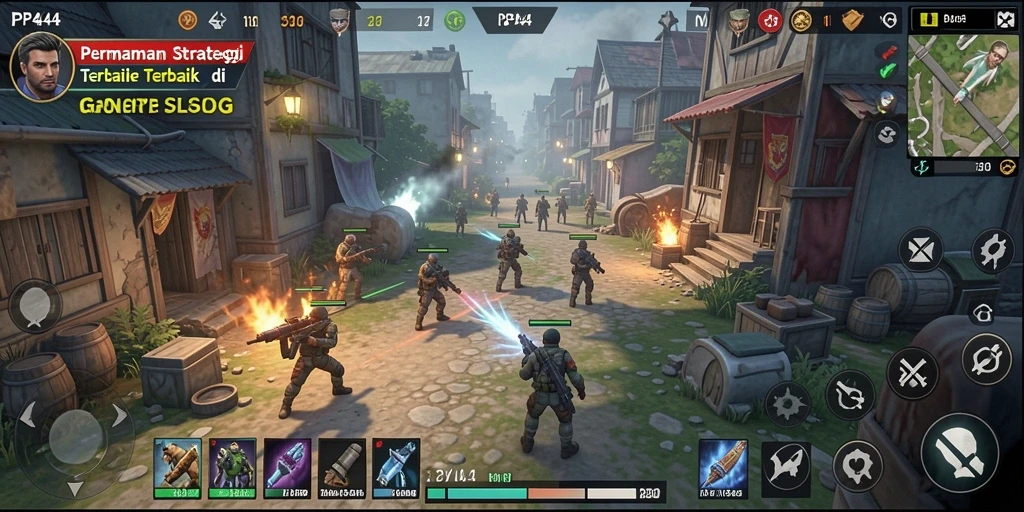 Tampilan menarik dari gameplay PP444 yang penuh strategi.