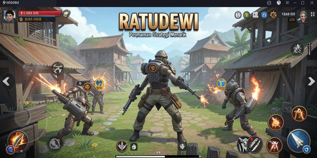 Tampilan screenshot gameplay <strong>RATUDEWI</strong> yang menampilkan strategi mendalam.