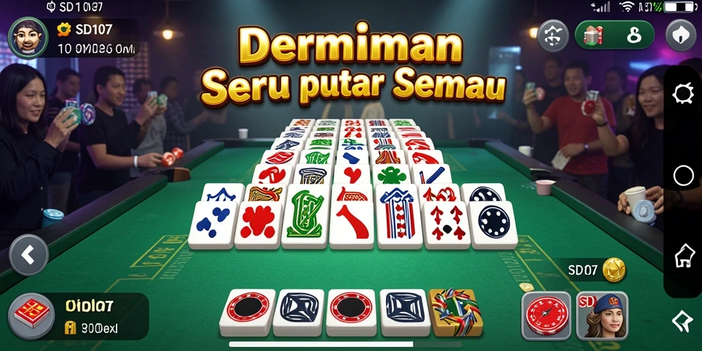 Tampilan gameplay seru dari SD107 yang mendebarkan.