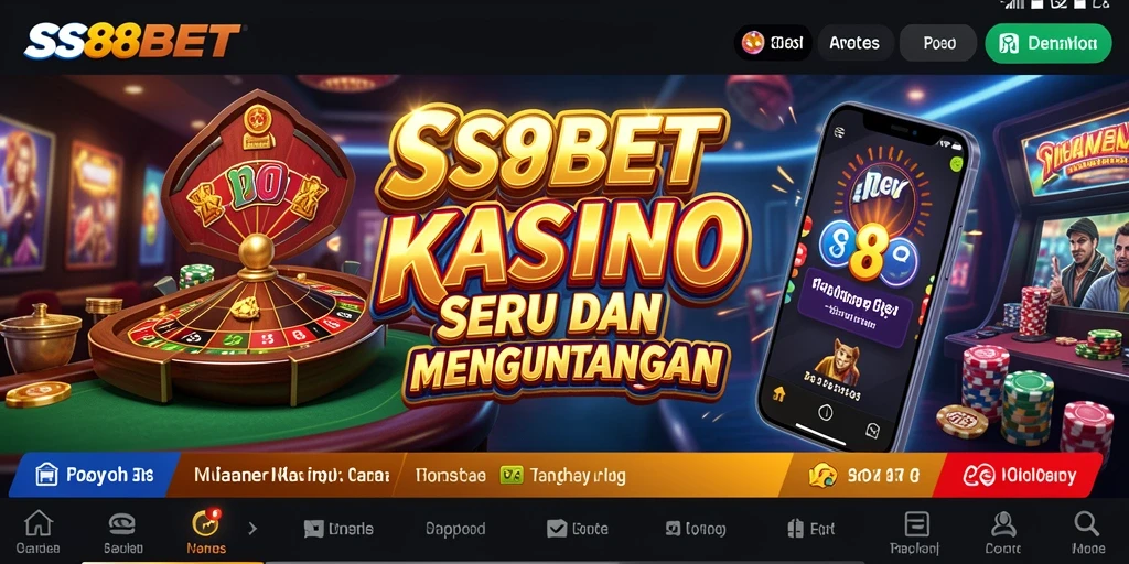 Tampilan menarik dari gameplay Kasino SS88BET yang penuh keseruan.