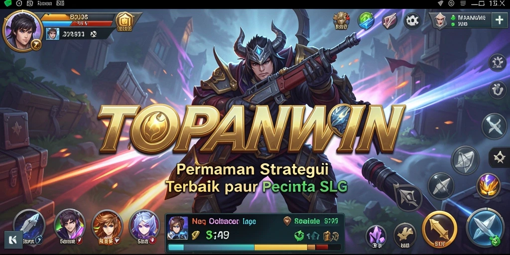 Tangkapan layar utama menunjukkan aksi strategi di TOPANWIN.